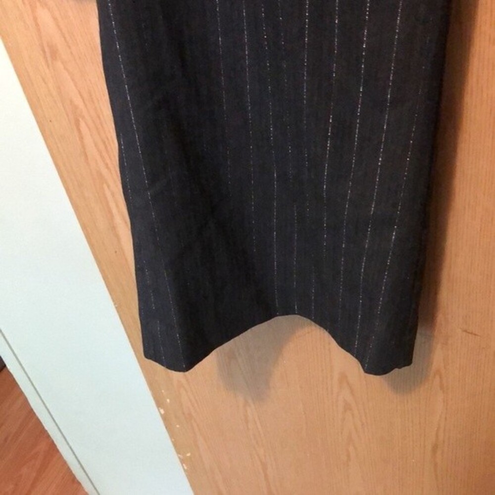 Express Editor Trousers Size 2 Grey With Silver T… - image 6